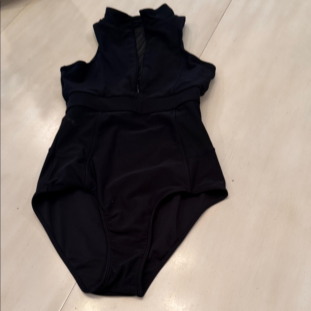 Mondetta Black Sleeveless Bodysuit